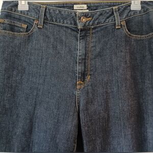 L.L. Bean Ladies Sz 16 M/L Classic Fit 5-Pocket Jeans